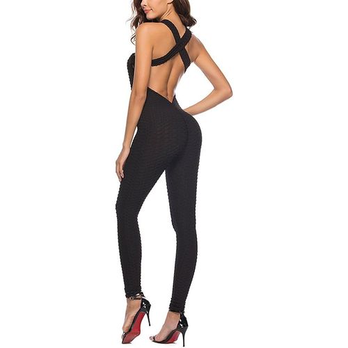 Pantalon De Sport Combinaison Sexy Jogging Fitness Femme Été Romper Overalls Casual Salopette Slim Fit Legging Collant