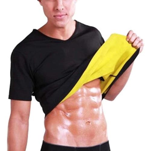 Homme Maillot De Corps Shapers Compression Slim Shirt T-Shirt Pour Entraîneur À La Taille En Néoprène