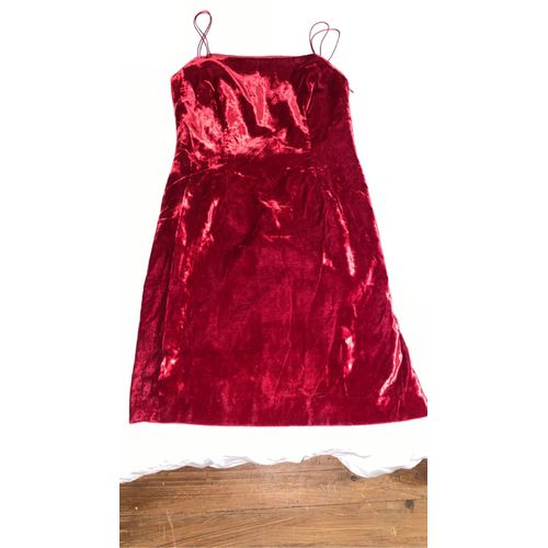 Robe Cacharel Mi Courte Rouge