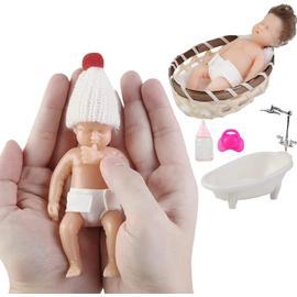 Mini bébé en silicone 5 cm, corps entièrement en silicone -  France