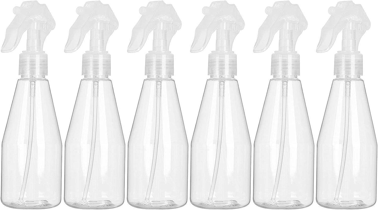 Flacon Spray Vide 200ml, Lot de 6 Vaporisateur Vide en plastique, Bouteille  Pulverisateur Vide pour Désinfectant