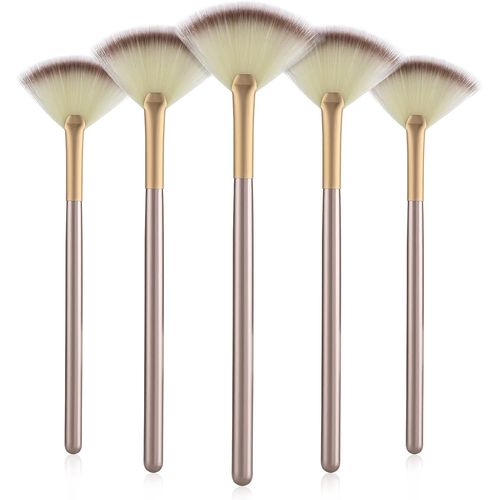 Lot De 5 Pinceaux Pour Le Visage, Pinceaux De Maquillage, Masque Mince, Applicateur Doux, Brosse À Peel Chimique, Outils Cosmétiques Multi-Usage Pour Femmes Filles Maquillage Artiste Styliste 