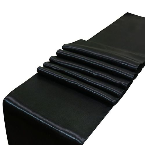 Chemins De Table En Satin Pour Décoration De Mariage, Couverture De Table, Style Européen, Décoration De La Maison, Fournitures De Nouvel An, 12 Po X 108 Po