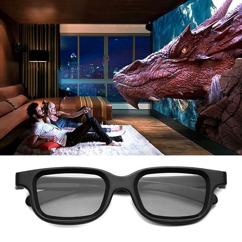 VQ163R-Lunettes 3D polarisées et passives pour TV 3D, 2 pièces/lot, clips myopes pour enfants
