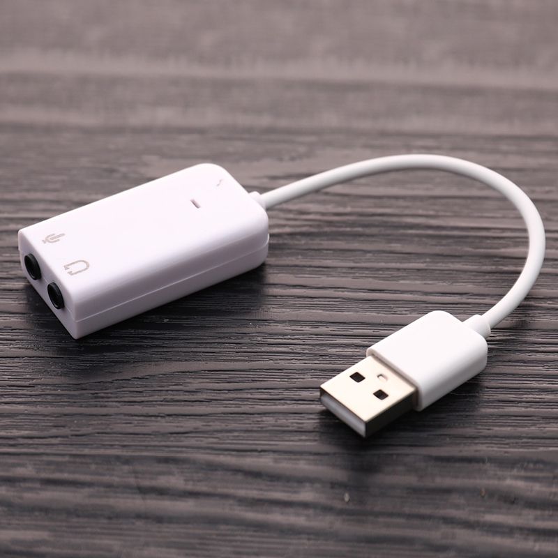 USB Sound Card Virtual 7.1 3D External USB Audio Adapter USB... - 4