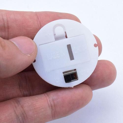 Porte-Boîte Avec Couvercle de Commutateur Rond Blanc Boîtier De Batterie Pour AG13 / LR44 Batterie Embase Organisateur Titulaire 1PC Boîtier De Batterie