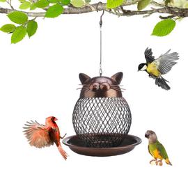 Mangeoire à oiseaux en forme de lanterne Mangeoire suspendue à oiseaux amovible  Mangeoire à graines de perroquet 