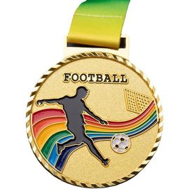 Sports Sports Football Taekwondo Competition Games Primes Gold Silver Médailles Trophée Médaille Commémorative pour Cadeau Souvenir