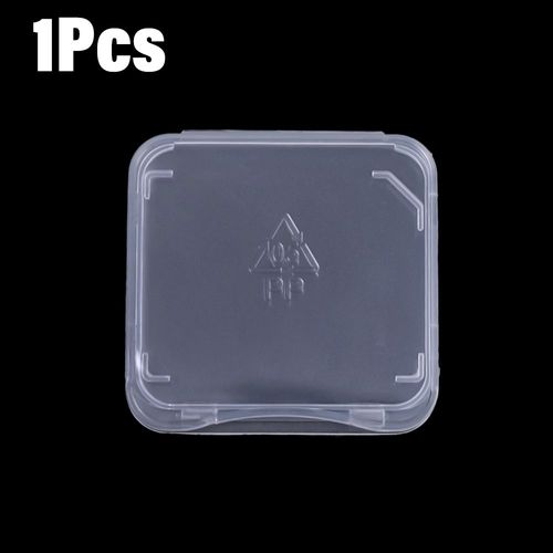 Étui pour cartes mémoire SD, 10 pièces, boîtes de rangement transparentes, étui en plastique Transparent, protection, prévention de la saleté, boîtes de rangement pour cartes mémoire