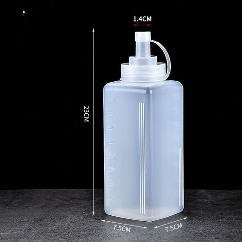 Distributeur De Condiments En Plastique Pour Saucière, Bouteille À Presser, Huile De Vinaigre, Ketchup, Accessoires De Cuisine, 800ml/1000ml