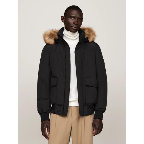 Bomber Rockie En Duvet Et Fausse Fourrure Rockie Down Bomber/Black - Xxl