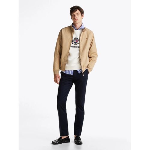 Pantalon Slim Bleecker En Satin Bleecker Cotton Satin/Navy Blue - 33-34
