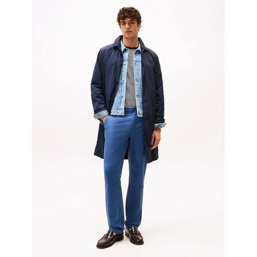 Chino Droit Denton En Satin Denton Chino Satin/Aegean Sea - 30-30