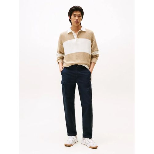 Pantalon Cargo Décontracté En Satin Cargo Satin Backed Gmd/Navy Blue - 33-30