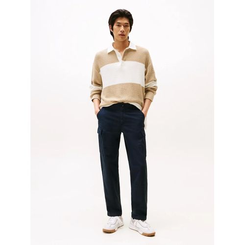 Pantalon Cargo Décontracté En Satin Cargo Satin Backed Gmd/Navy Blue - 28-36