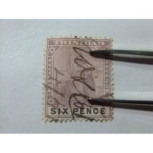 51 Trinidad Trinite 1896 / Britannia / Yyvert 49 Fu Pluma Filigrane Ca