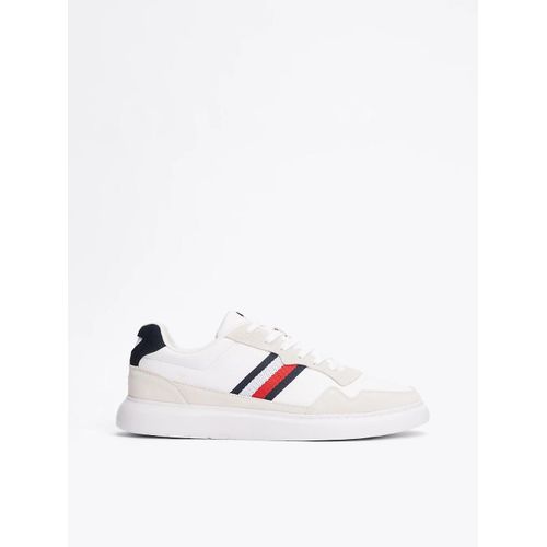 Baskets Légères En Daim Semelle Cuvette Light Cupsole Lth Mix Stripes/white Dark Blue