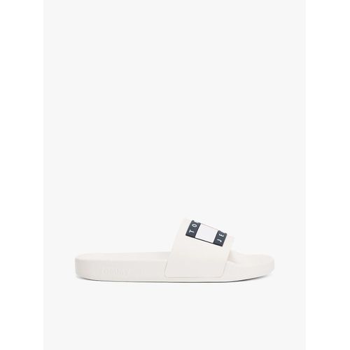 Tommy Jeans Flag Pool Sandals Faire Glisser Ecru