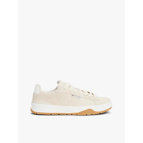 Baskets Chunky En Cuir Tjw Skate Sneaker/newsprint Beige