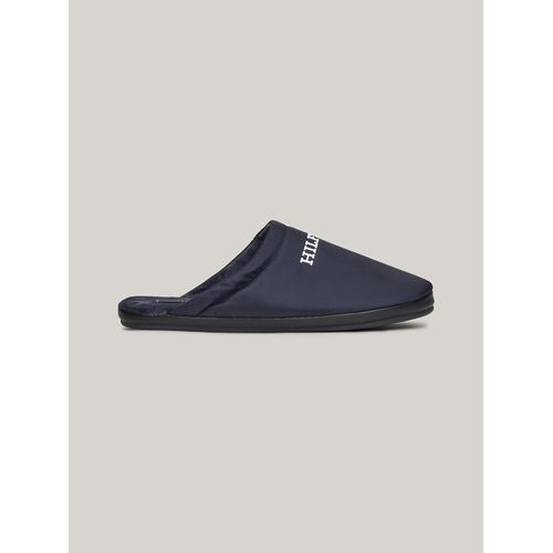 Chaussons À Logo Texturé Nylon Hilfiger House Shoe/Navy Blue - 39/40