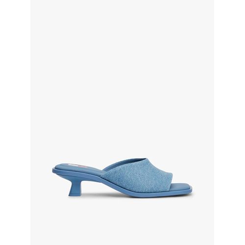 Mules En Denim Kitten Heel The Noho Mule Denim/denim