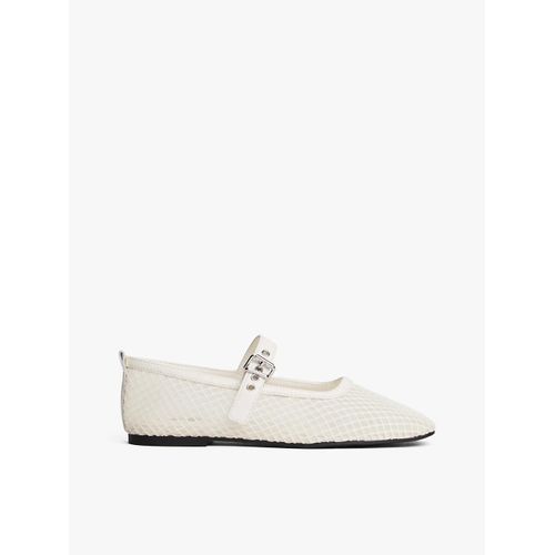 Mary Janes En Tulle Tjw Mesh Maryjane Ballerina/ivory