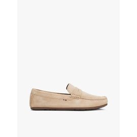 Mocassins Décontractés En Cuir Crantés Casual Hilfiger Suede Driver/beige/brown