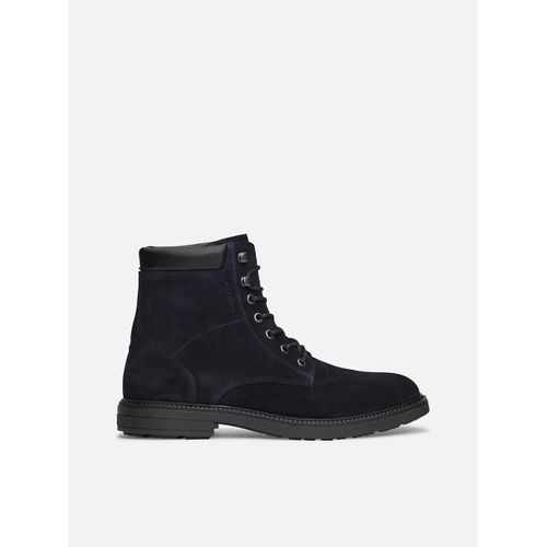 Bottes Mismollet En Daim Lacets Hilfiger Outdoor Suede Boot/navy Blue