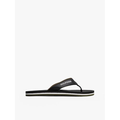 Tongs Brides Matelassées Et Logo Padded Comfort Hilfiger B Sandal/black