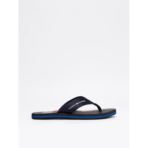 Tongs Assise Plantaire Massante Massage Hilfiger Beach Sandal/navy Blue