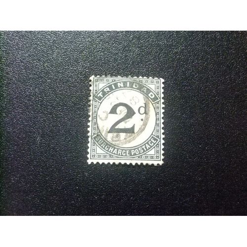 51 Trinidad Trinite 1885 / Timbres De Taxe Cifras / Yvert 3 Fu Filigrane Ca