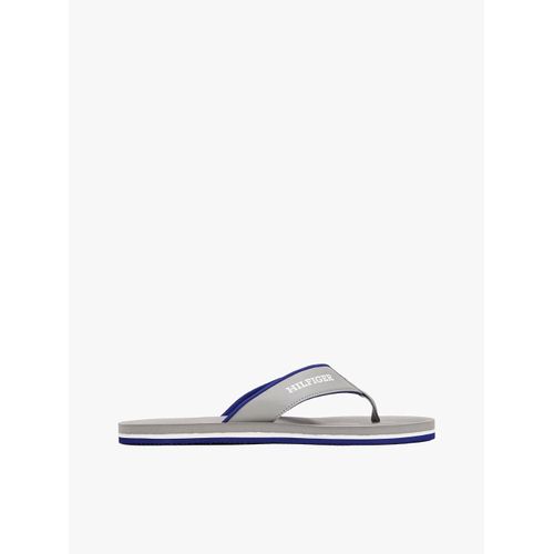 Tongs Brides Matelassées Et Logo Padded Comfort Hilfiger B Sandal/universal Grey