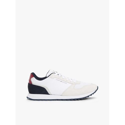 Baskets En Daim Logo New Runner Eva Mix/white
