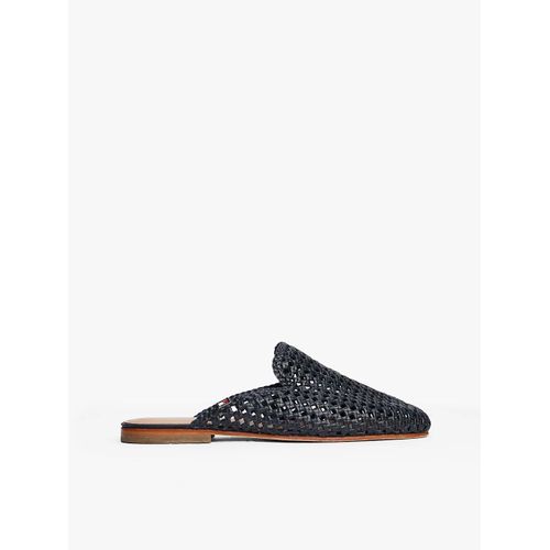 Mocassins En Crochet The Runway Collection Crochet Loafer/navy Blue