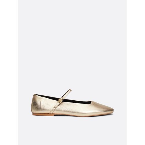 Ballerines Mary Jane Th X Festive En Cuir Métallisé Party Maryjane Ballerina Metal/gold