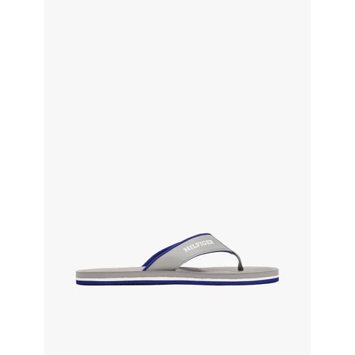 Tongs Brides Matelassées Et Logo Padded Comfort Hilfiger B Sandal/universal Grey