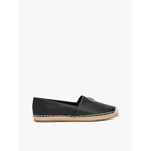 Espadrilles En Cuir Th Logo Leather Espadrille/black