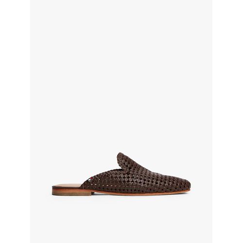 Mules En Crochet The Runway Collection Crochet Mule/dark Brown