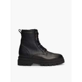 Bottes Mismollet Crantées En Cuir Lacets Bicolor Leather Lacesup/black