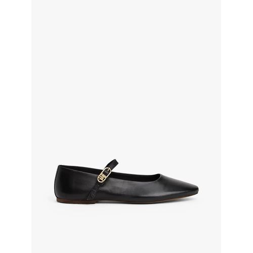 Ballerines Mary Janes En Cuir Leather Maryjane Ballerina/black