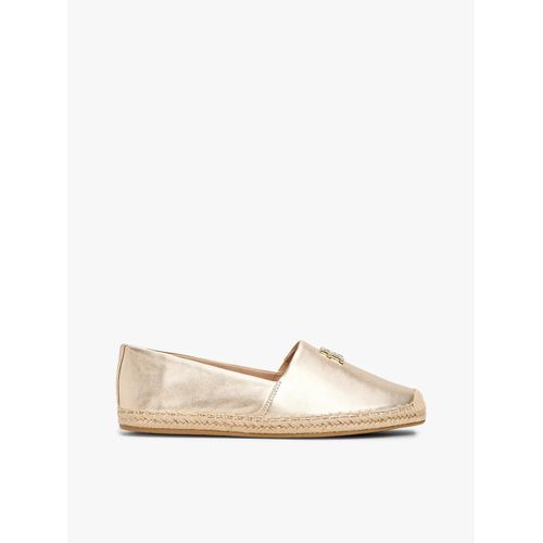 Espadrilles En Cuir Métallisé Th Logo Metallic Leather Espad/Gold - 36