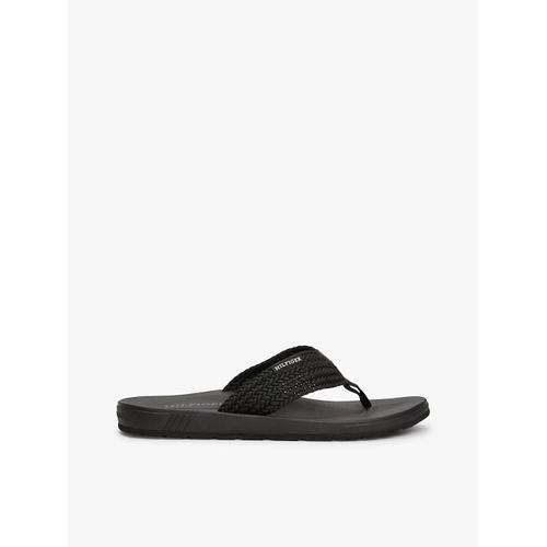 Tongs Brides Tissées Molded Hilfiger Web Beach Sandal/black