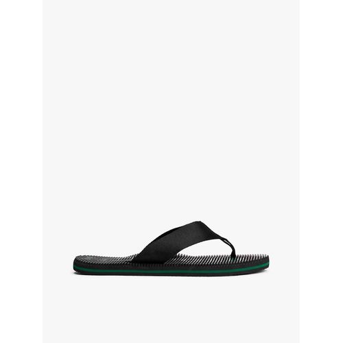 Tongs Semelle Massante Et Logo Massage Hilfiger Beach Sandal/black