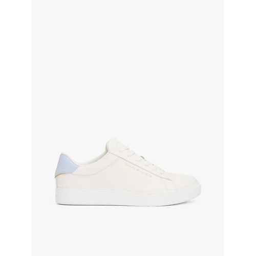 Baskets En Cuir Essential Court Sneaker/off White