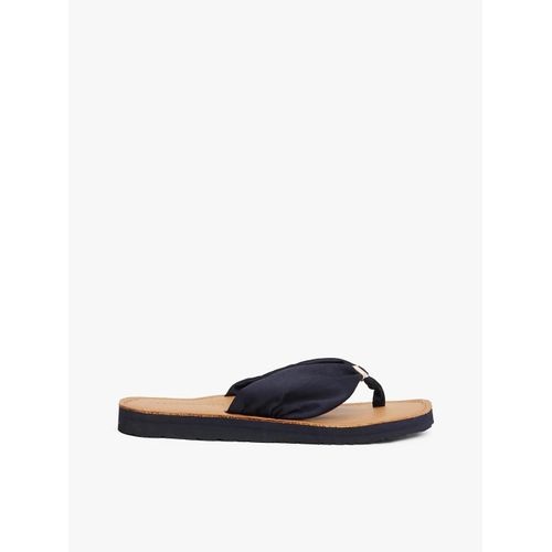 Tongs Plaque Monogramme Th Th Elevated Beach Sandal/space Blue