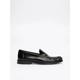 Mocassins En Cuir Monogramme Th Loafer Abrasivato Leather/black