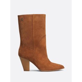 Bottes Cowsboy En Daim Talon Cubain Mid Cowboy Heel Suede/driftwood Brown