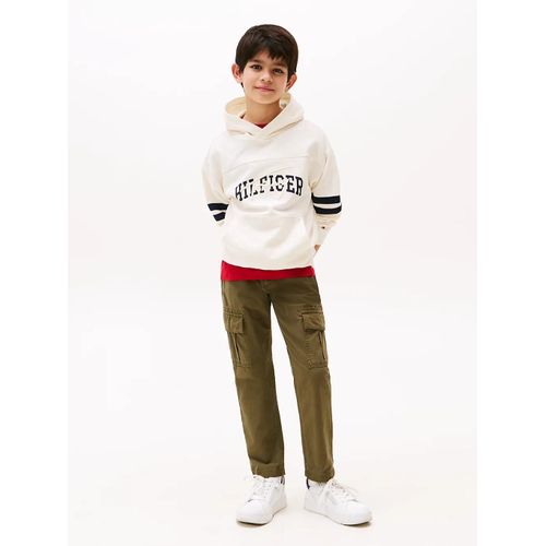 Pantalon Cargo Texturé Jambe Droite Casual Worker Pant/Battle Green - 80 Cm