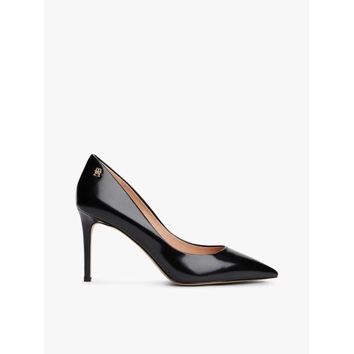 Escarpins En Cuir Talon Haut Closed Pump Abrasivato/black