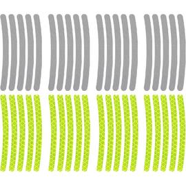 Autocollants réfléchissants Roue de pneu de vélo Réflecteur fluorescent  Jante de vélo